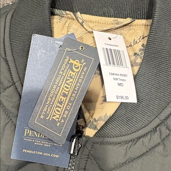 Pendleton Reversible Men's Forest Patterned Vest